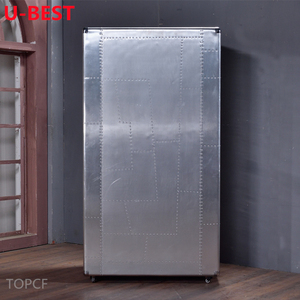 U-Best alluminio lucidato aviatore schedario in legno libreria di stoccaggio con cassetto del vino settethstartail scaffale mobili moderni - Product Image 2