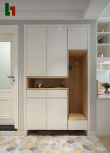 Elegante e robusta scarpiera in legno mobili per la casa per il corridoio e l'ingresso scarpiere per gli appartamenti - Product Image 4