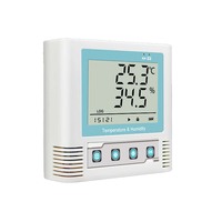 Registrador Portátil de Temperatura y Humedad AICE con Pantalla LCD USB, Cadena de Frío, 260000 Lecturas, OEM/ODM