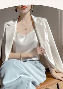 S-3XL Summer <strong>Silk</strong> Back Strap Tank <strong>Top</strong> Women's Inner Wear Acetic Acid <strong>Top</strong> Sexy Bottom Shirt Summer Outer Wear Suit - Product Image 5