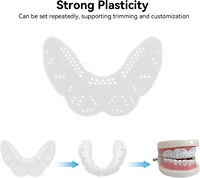 Protège-dents fin 1.2MM moulé sur mesure pour les sports d'équipe Tous les sports de contact