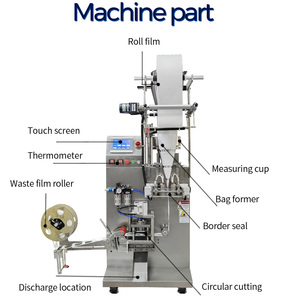 <span class=keywords><strong>Machine</strong></span> d'emballage automatique de sachets de poudre de café en forme de capsule ronde et <span class=keywords><strong>souple</strong></span> - Product Image 3