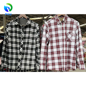 Autunno inverno <span class=keywords><strong>camicie</strong></span> a quadri da <span class=keywords><strong>uomo</strong></span> <span class=keywords><strong>di</strong></span> seconda mano vestiti essenziali per gli uomini <span class=keywords><strong>camicie</strong></span> calde all'ingrosso vestiti usati cinesi alla rinfusa - Product Image 2