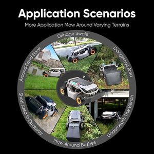 Direct Factory Price 16HP Electric <b>Remote</b> <b>Control</b> <b>Robot</b> Lawn Mower Single Cylinder Snow Pusher Snow Plow DIY Grade Cordless - Product Image 5