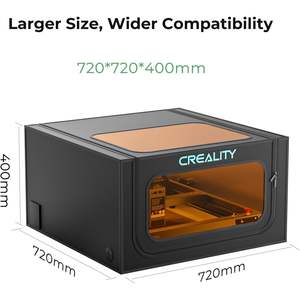 Boîtier de protection pour graveur laser Creality 2.0 28.3x28.3x15.7in, résistant au feu et à la poussière, pour découpeuse laser - Product Image 2