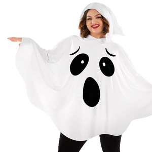 Disfraz de Bruja Fantasma para Mujer, Disfraz de Murciélago Blanco para Halloween, Fiesta de Disfraces, Actuación en Escenario, Conjunto de Ropa - Product Image 4