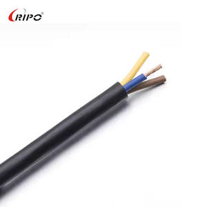 Câble d'alimentation en cuivre RVV à 2 cœurs de qualité industrielle Ripo 1.0mm gaine en PVC flexible 450/750V ignifuge pour machines - Product Image 5