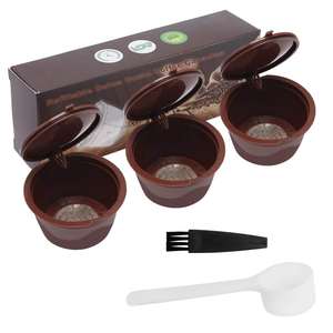 Juego de 3 Filtros de Café Reutilizables Ecológicos, Cápsulas de Café de Plástico Reutilizables, Compatibles con Cafeteras <span class=keywords><strong>Dolce</strong></span> <span class=keywords><strong>Gusto</strong></span> - Product Image 5