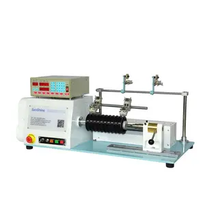 Automatic metal wire spool rewinding machine