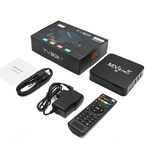 Best Price With Dvb HD Satellite Receiver 4K MXQ Android TV Box /Set TV Box for Wholesale