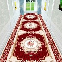 Luxus 3D-gedruckte europäische Gang Korridor Teppiche Lobby Flur Villa Long Runner Long Strip Area Teppiche