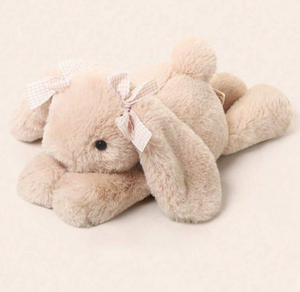 Adorable Peluche de Conejo en Posición Acostada, Juguete de Peluche Suave para Dormir, Bordado, Súper Suave, Colgante, Regalo de Cumpleaños - Product Image 2