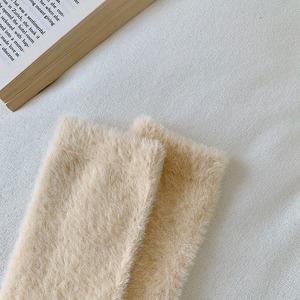Calzini invernali in peluche di visone di spessore foderato in <span class=keywords><strong>pile</strong></span> da donna calzini pelosi da donna morbidi e morbidi calzini caldi da donna - Product Image 4