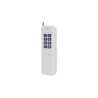 Fabricant universel OEM ODM 1/2/4/6/8/12 clé 433mhz Code d'apprentissage multi-boutons EV1527 Télécommande de porte de garage YET2116