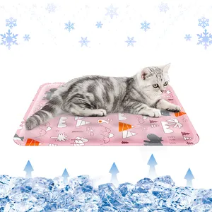 Muawu Pet Dog Mat Tự Pet Làm Mát Mat Mèo Mùa Hè Ice Pad Đệm Giữ Mát Giường