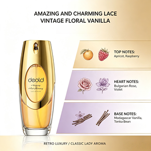 Parfum EDP pour femmes arabes, 100 ml, frais, en gros, avec logo personnalisé OEM, marque privée, Deold Lace - Product Image 5