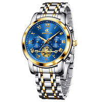 Montre en moissanite pour homme, montre chronographe à quartz, lumineuse, mode, luxe, décontractée, en acier inoxydable, étanche, montre de sport