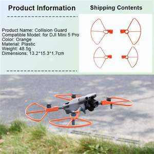 Protector de hélice para dron DJI <span class=keywords><strong>Mini</strong></span> <span class=keywords><strong>5</strong></span> Pro, parachoques protector, protección anticolisión omnidireccional de 360°, accesorios para UAV - Product Image 4