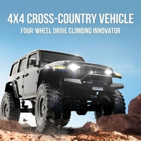 Racent Cross-border Remote Control Metal Rock Crawler 1:24 Four-wheel Drive Full-Scale Road Wi-Fi 30m Range Charger
