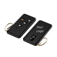 Véritable Power Bank Portable 3 en 1 avec Câbles Smart Power Bank 10000mah Chargeur Portable Logo Personnalisé 10000mAh PowerBank