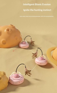 Nuovo Giocattolo Intelligente Automatico per Gatti per Alleviare la Noia, con Sensore Elettrico e Piuma, Bastone Interattivo per Gatti, Giocattolo Laser per Gatti - Product Image 5