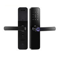 Porte numérique de sécurité multilingue Tuya Wifi Smart Home Verrouillage électronique de porte PST-HR07