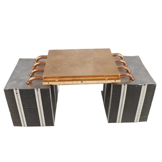 Copper Bottom Server Blown Radiator Interface Cooler PC CPU Heat Sink