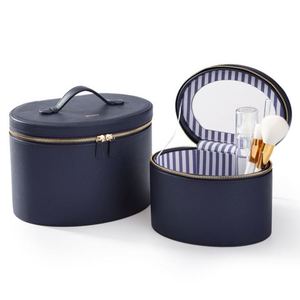 Estuche de Maquillaje Profesional Portátil, Caja de Cosméticos Rígida de Viaje con Asa - Product Image 1