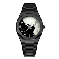 Montre à quartz en verre saphir pour homme, montre de luxe, étanche, boîtier en acier 316L, mouvement japonais, montre analogique à bracelet, vente en gros