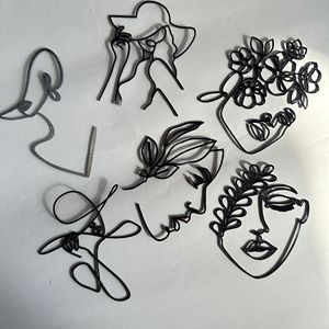 <b>Honey</b> And Sweetness Acrylic Cake Decoration Minimalist Face Art Cake Side Decor For Wedding Party Venue Setup Props - Product Image 1