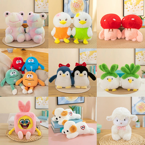 Disegno a linee bambole di peluche personalizzate fabbricazione PP cotone 8 pollici peluche giocattoli di peluche di natale giocattoli di peluche per artiglio macchina - Product Image 3