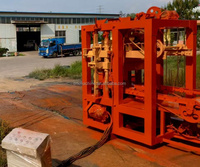 Pavage en béton semi-automatique 6 pouces Machine de fabrication de blocs Qtj4 26 décoratifs en ciment creux solide en Sierra Leone en Tanzanie