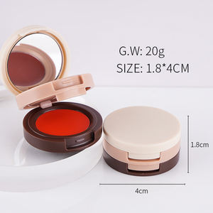 Palette Nouvel Arrivage Marque Privée Logo Personnalisé Blendable Cheek 2 Tons <span class=keywords><strong>Kaja</strong></span> Crème Poudre Double Couche Fournisseur de Blush - Product Image 6