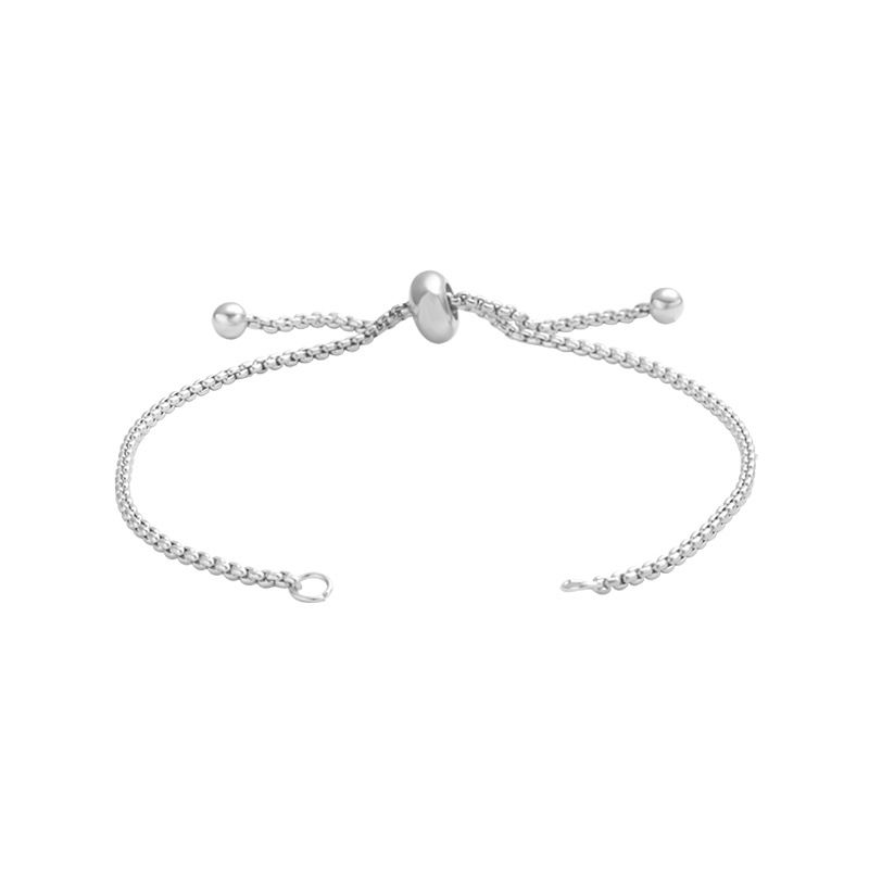 Steel cross bracelet