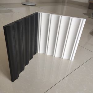 Panneaux MDF flexibles revêtus de film PVC, panneau de meuble en bois pliable, panneau MDF cannelé incurvé - Product Image 5