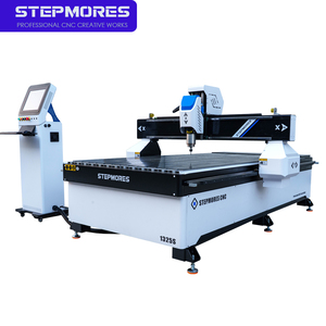 Machine de fraisage CNC 3 axes 1325 à prix abordable, 1300*2500mm (4*8ft), pour le bois, avec NC <span class=keywords><strong>Studio</strong></span> Syntec, pour la découpe et la gravure du bois - Product Image 2