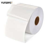 YUNSAYS VP 550 Colle à base d'eau imperméable compatible pour usage industriel, adhésif simple face, film PET semi-transparent pour impression jet d'encre 36 microns