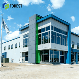 Structure en acier préfabriquée à construction rapide, atelier, bâtiment industriel, ossature pour bureau, hôpital, école, grande portée - Product Image 2