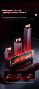 قرص صلب من نوع SSD من ليكسار ARES LNM790 بسعات 500 جيجابايت و1 تيرابايت و<span class=keywords><strong>2</strong></span> تيرابايت و4 تيرابايت و8 تيرابايت، بتقنية PCIe Gen4x4 M.<span class=keywords><strong>2</strong></span> 2280 NVMe - Product Image 6