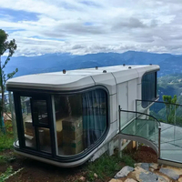 Modulaire Double Chambre Insonorisée Sommeil Future Capsules Économique Espace Capsule Maison pour Hôtel Design Chinois