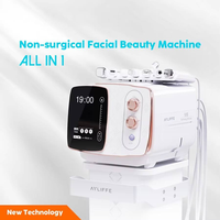 Appareil professionnel 7 en 1 pour le soin du visage, micro-bulles, hydro-oxygène, peeling, jet peel, machine de soin de la peau