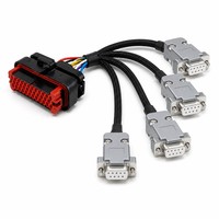 Harnais de câblage ECU personnalisés pour équipements de camions automobiles, utilisant des connecteurs TE/MOLEX/HRS/JAE