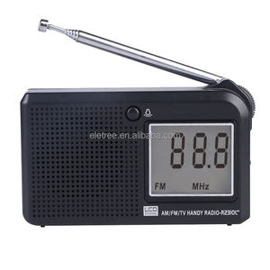 Radio Portátil Anti-Interferencias FM AM de 2 Bandas con Pantalla LCD, Estéreo Digital Positivo, Radio Multibanda - Product Image 1