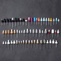 Bouchon compte-gouttes à pression pour flacon cosmétique, soins de la peau, huile essentielle, pipette, pompe, bouchon compte-gouttes pour flacons cosmétiques