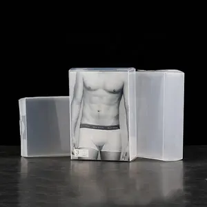 사용자 정의 디자인 Underclothes 투명 플라스틱 속옷 란제리 투명 PP 애완 동물 PVC 포장 상자 제조 업체
