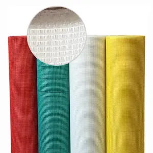 Wholesale Fiberglass Mesh Roll For Construction Alkali Resistant Grid Wall Covering Plaster Mesh