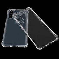 Coque arrière transparente pour téléphone portable, étui de protection HOCAYU en TPU, résistant aux chocs, compatible avec One plus Nord