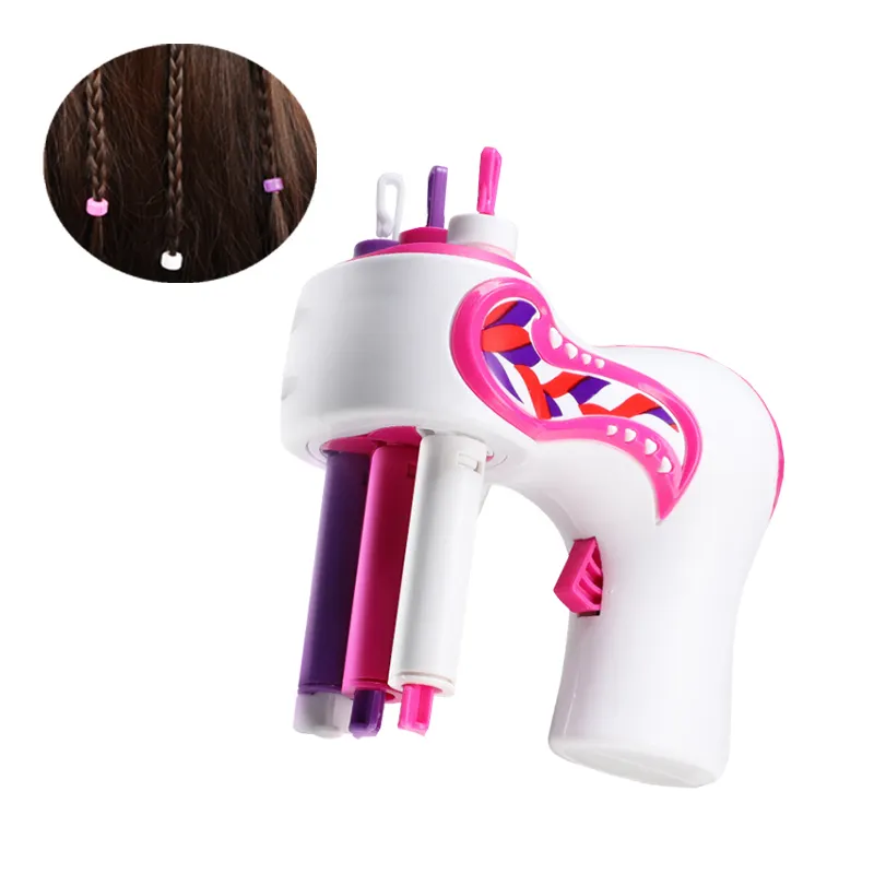 DIY Children Hair Extensions Braid Electric Kanekalon Braiding Hair Attachment for Braids Toys Tiktok