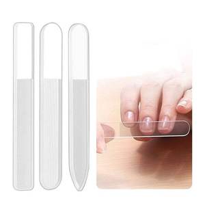 Lime à ongles en verre nano, lavable, réutilisable, légère, portable, 90 mm, pour manucure, pour ongles naturels et artificiels - Product Image 1