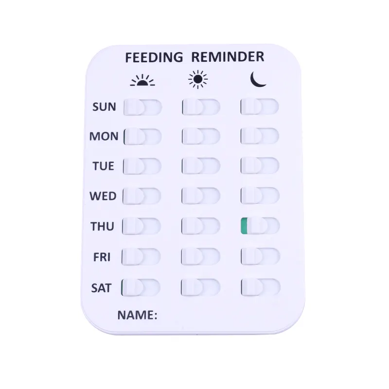 Dog Feeding Reminder 3 Times a Day Pet Feeding Chart Easy to Mount Magnetic Tracker to Feed Your Pets Medicine and Food Tracker